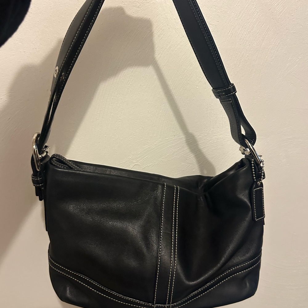 ✨SOLD Coach Black Hobo Shoulder Bag
